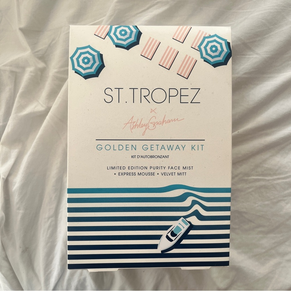 New in box St. Tropez Golden Getaway Kit